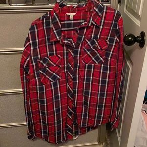 Long sleeve Plaid shirt